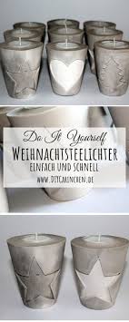 Diy Gips Beton Teelichthalter Weihnachten Ganz Einfach Selber Machen Selber Machen Weihnachten Teelichthalter Und Basteln Mit Teelichtern Weihnachten