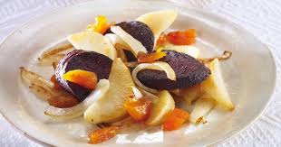 blutwurst mit geschmorten fruchten rezept rezept rezepte blutwurst lebensmittel essen