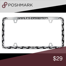 Harley Davidson License Plate Frame Nwt License Plate Frames Harley Davidson Accessories Harley Davidson