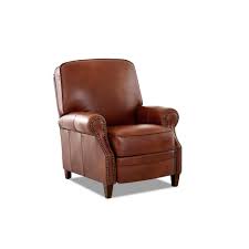 1,110 high leg recliner chairs products are offered for sale by suppliers on alibaba.com, of which living room chairs accounts for 11%, office chairs you can also choose from genuine leather, synthetic leather, and fabric high leg recliner chairs, as well as from modern high leg recliner. Avenue 405 Kelsey Leather Push Back High Leg Reclining Chair In Chestnut Avelt48208ehlrcsteamches The Home Depot