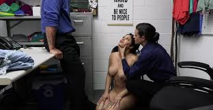 Shoplifter shared by female security guard with her colleague - Alpha Porno