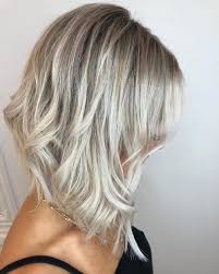 Collarbone Length Inverted Lob Thick Hair Styles Medium Length Hair Styles Bob Hairstyles For Thick