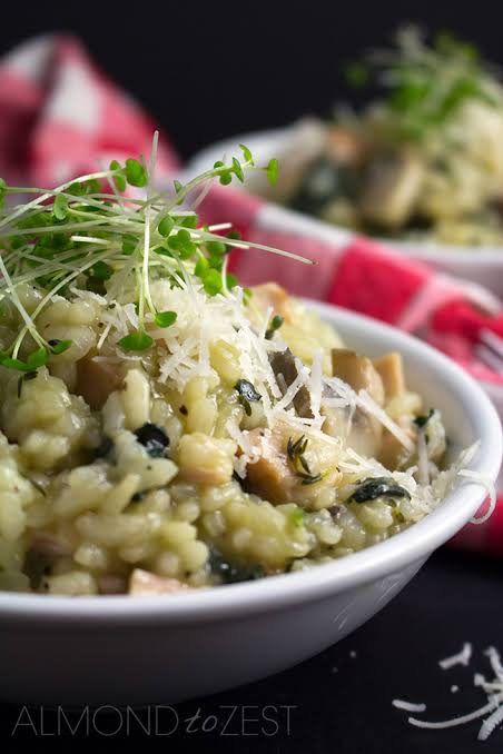Smoked Chicken Risotto & Mushroom