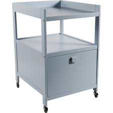 Pour un gain de place optimisé, la table à langer pliante prairie. Table A Langer Quax Cubic Bleu Avec Tiroir Et Munie De Roulettes Chez Tendre Amour