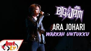 Cintamu hancurkan zahirku rela dicampak ke penjaramu dari diperlakukan begini. Live Ara Johari Warkah Untukku Big Jam 2019