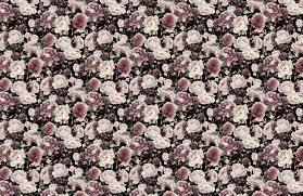 I have only scanned clothes but people have created the pattern on these clothes. Pink Purple Dark Floral Wallpaper Hovia