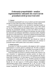 Maybe you would like to learn more about one of these? Ordonanta Presedintiala Practica Judiciara Si Reglementarea Din Noul Cod De Procedura Civila Extras