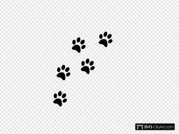 Cat Paw Prints Svg Vector Cat Paw Prints Clip Art Svg Clipart