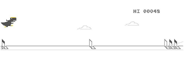 Once you've made your way to this screen, you can start the game by pressing the space bar. Play Chrome S Dino Minigame At The Olympics