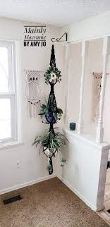 Black Boho Decor Boho Room Decor Goth Boho Black Macrame Etsy Boho Room Boho Room Decor Room With Plants