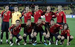 Today was the last real lecture day in my sport & culture in spain class. Spain Team For World Cup 2010