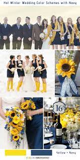 Bouquet with navy blue yellow and grey handmade filter paper roses. Navy Blue And Yellow Wedding Off 75 Buy