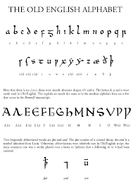 A distinctively english alphabet grew out of the pagan germanic runes and the latin alphabet introduced by christian missionaries. The Old English Alphabet Old English Alphabet Old English Language Book Writing Tips