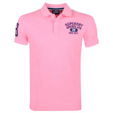 Un choix unique de polo fluo disponible dans notre magasin. Superdry Polo Homme Superstate Rose Fluo Moda Italia