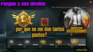 Como Son Los Rangos En Pubg Mobile Comprende Como Se Reparten Los Puntos En Pubg M Youtube