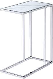Myco Furniture Amelia Chair Side End Table White In 2020 End Tables Living Table Furniture