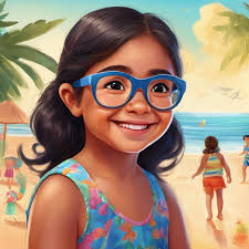 Karen's Sunny Day at the Beach