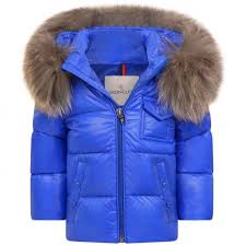 Moncler Boys Royal Blue Down Padded K2 Baby Jacket Baby Jacket Jackets Moncler
