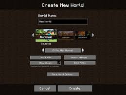 It will not work with the windows 10 version. I Redesigned The Create World Menu For Java Edition R Minecraft