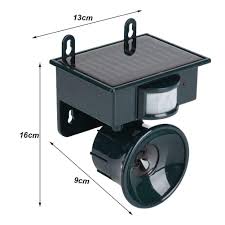 Redeo ultrasonic solar pest repeller. Solar Ultrasonic Animal Pest Repeller Motion Sensor Bird Rat Possum Repellent