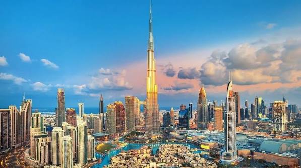 Dubai Marina waterfront and skyline