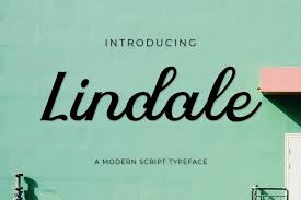 Please purchase the full version for commercial use. Lindale Free Font Download