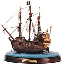 Wdcc Disney Classics Peter Pan Captain Hook Ship Jolly Roger Peter Pan Disney Classic Disney Jolly Roger Ship