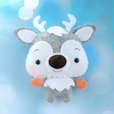 Reindeer Toy Pdf Pattern Felt Polar Animal Sewing Digital Etsy In 2021 Stuffed Animal Patterns Felt Toys Patterns Felt Animals
