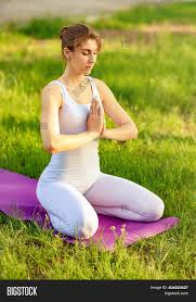 How meditation and yoga beat stress. Strong Young Fitness Image Photo Free Trial Bigstock