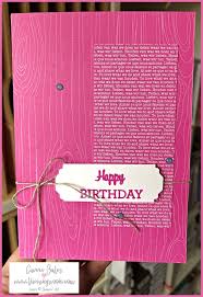 The blend of pink and blue with the red cherry on the top makes the cupcake look immensely cute. Simple Birthday Card Designs Using Designer Series Paper Inky Nook