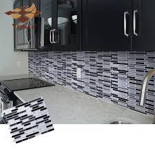 Le véritable carreau de ciment fait rêver,. Autocollant Mural En Carreaux De Mosaique En Vinyle Barres Horizontales Decoration De Salle De Bain De Cuisine De Maison Outil De Bricolage Diy W4 Aliexpress