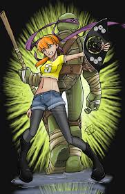 Donnie April 2 Complete By Brothertoastycakes On Deviantart Teenage Mutant Ninja Turtles Artwork Ninja Turtles Artwork Tmnt