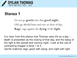 Do Not Go Gentle Into That Good Night Ppt Video Online Download