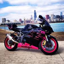 Fresh Black And Pink Motorcycle Suzuki Gsx R 2004 In Chicago Ferraripink Pink Motorcycle Suzuki Gsxr Sports Bikes Motorcycles