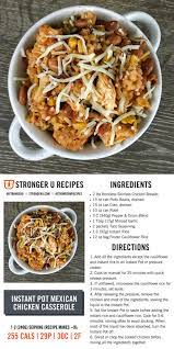 The goal is to provide your body with the nutrients it needs to thrive and function optimally. You Ll Love This High Volume Low Calorie Super Filling Mexican Chicken Casserole Follow Us On Instagram Stronger Macro Friendly Recipes Macro Meals Recipes
