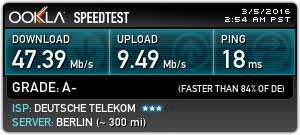 Another basic value revealed by the test results is upload. Please Post Internet Speedtest Results Here Telecoms Tv Toytown Germany
