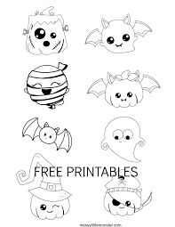 School's out for summer, so keep kids of all ages busy with summer coloring sheets. Halloween Colouring Pages For Kids Messy Little Monster