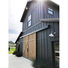 All Weather Gooseneck Farm Light Discount Lights In 2020 Industrial House Exterior Modern Farmhouse Exterior Barn Style Garage Doors