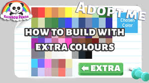 Adopt Me Building Hacks Add 12 Extra Colors To Your Builds Youtube