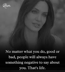 No matter what you say, someone will find fault in it.