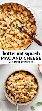 Vegan Butternut Squash Mac And Cheese Recipe Whole Food Recipes Vegan Dinner Recipes Vegan Dinners