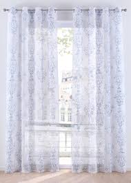 Transparente Gardine Mit Stickerei 1er Pack Krauselband Gardinen Und Transparente Gardinen