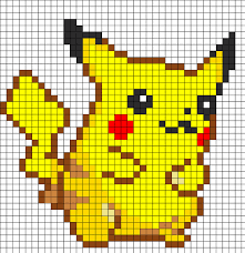 Afficher L Image D Origine Pixel Art A Imprimer Pixel Art Pokemon Perle A Repasser Modeles