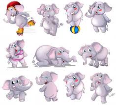 Telechargez Modele Sans Couture Pour Papier Peint Emballage Isole Sur Blanc Gratuitement Cute Elephant Pictures Cute Elephant Cartoon Elephant Pictures