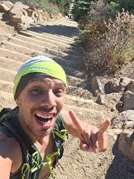 Morning workout at Manitou Incline with push-ups