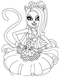 Monster high coloring pages catty noir. Free Monster High Coloring Pages For Kids Free Coloring Sheets Monster Coloring Pages Monster High Coloring Pages Monster Truck Coloring Pages