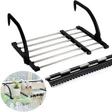 A drying rack might seem like a good idea, but this. Amazon Com Candumy Portable Clothes Drying Rack For Balcony Windowsill Folding Towel Rack Indoor Outdoor Retractable Laundry Rack With Sock Clips Kitchen Dining