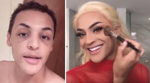 Pabllo vittar passou por três intervenções no nariz. Pabllo Vittar Antes E Depois Da Maquiagem