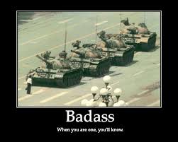 Tank man, as he became known, became an iconic image from the protests. Bad Ass Tank Man Know Your Meme