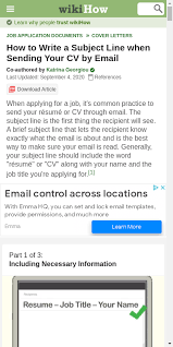 Add a subject to the email message before you start writing it. What Should Subject Line Be When Sending Resume 20 Guides Examples